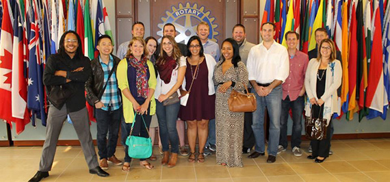 Rotary members who attended the Young Professional Summit 26-27 September.